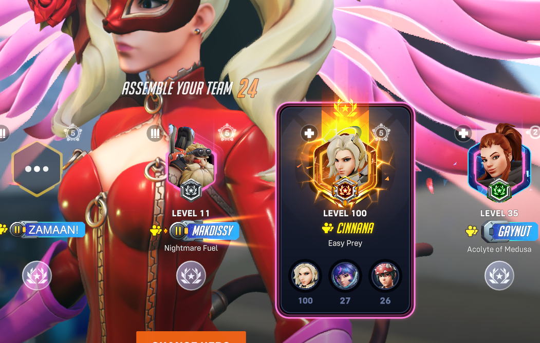 GAM-018: hitting lvl 100 mercy!!
